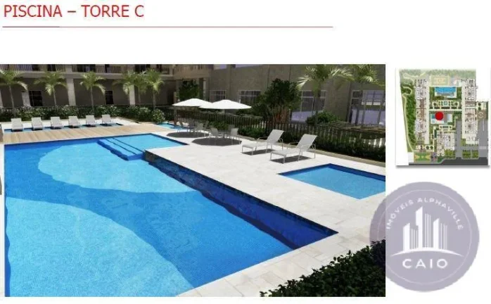 Imagem Apartamento 50 m² para aluguel, 1 dormitórios, R$ 5.000 mês- Alphaville/SP