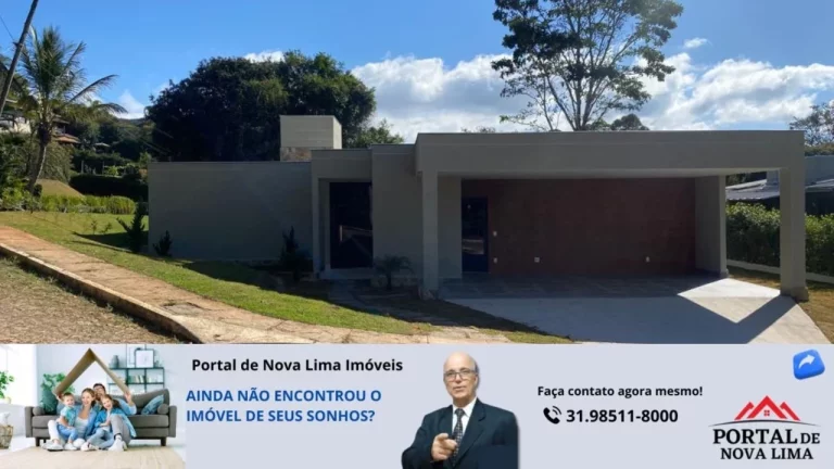 Imagem Casa Nova a venda em Nova Lima. Casa de 1 pavimento a venda no condomínio Veredas das Gerais