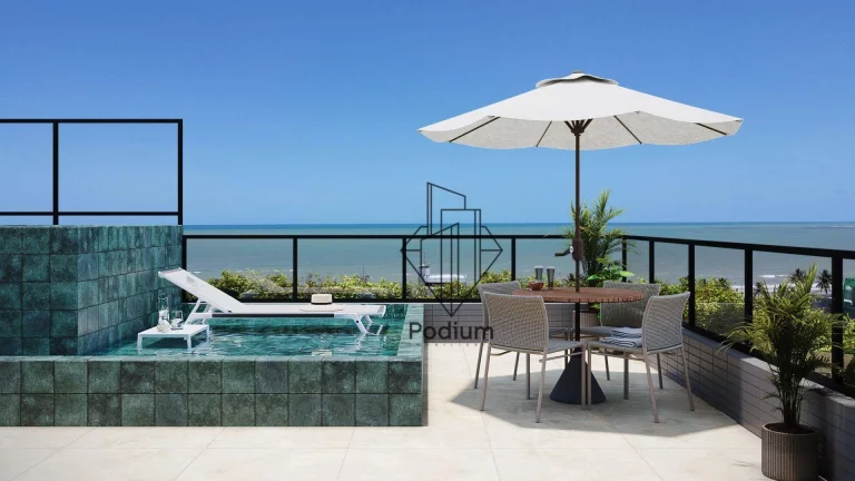 Imagem Apartamentos com varanda / sacada gourmet a 200m da praia de Intermares - AP2020