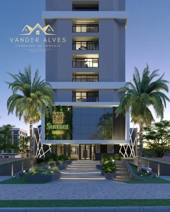 Imagem Venda de Apartamento no EDIF. SUNSET na região central em Foz do Iguaçu-PR 2 Quartos 1 Suíte 2 Salas 1 Vaga de Garagem 71,20m² Edifício Moderno