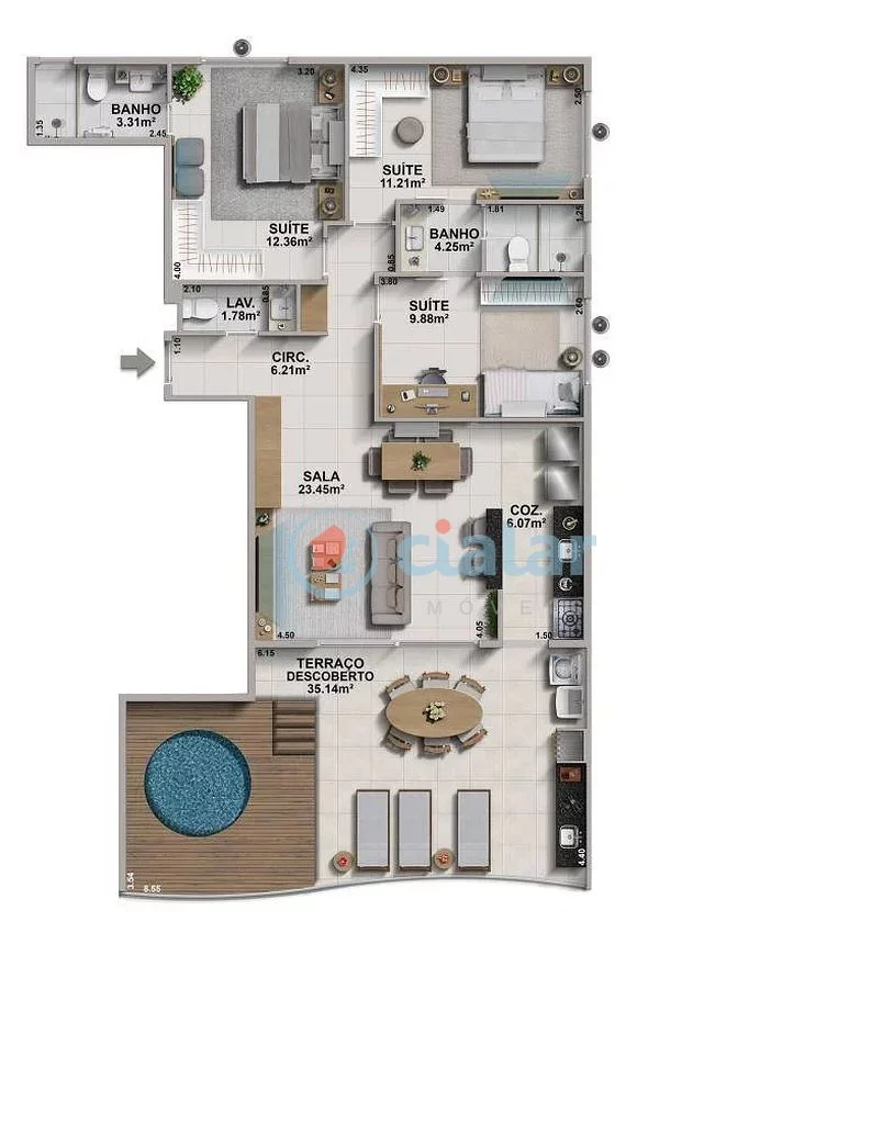 Imagem Apartamento à venda 3 Quartos 3 Suites 2 Vagas 127.4M Recreio dos Bandeirantes Rio de Janeiro - RJ | Ondara Imagem Apartamento à venda 3 Quartos 3 Suites 2 Vagas 127.4M Recreio dos Bandeirantes Rio de Janeiro - RJ | Ondara