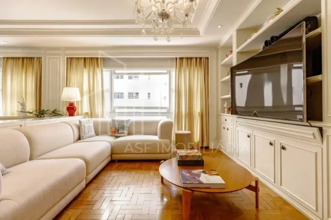 Imagem Apartamento Jardim Paulista - 174M², 3 Dorms, 1 Suíte, 2 Vagas Determinadas, Armários, Split.