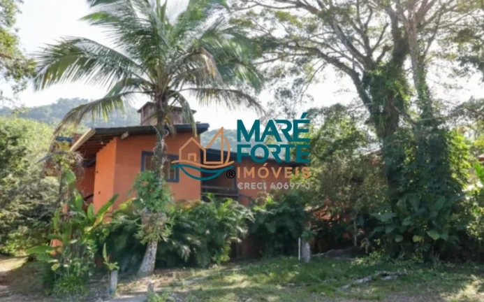 Imagem ( Oportunidade ) Área Pé na Areia com uma Casa estilo pousada em Ubatuba SP