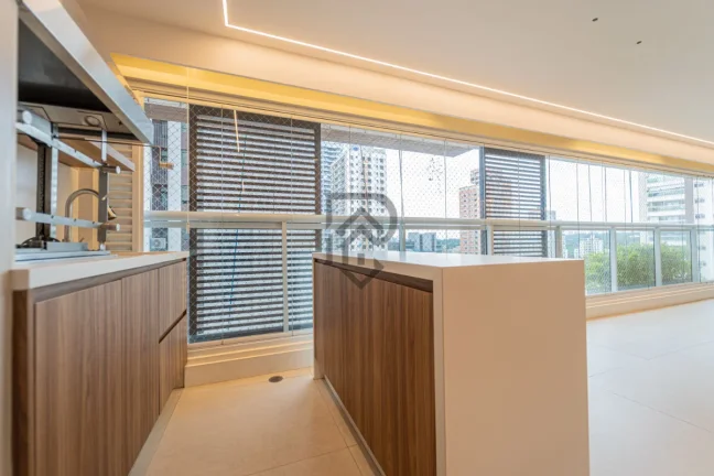 Imagem Apartamento Quartier Brooklin pronto para morar andar alto vista livre