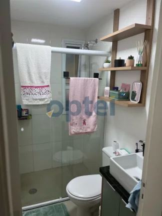 Imagem Apartamento de 2 dorms (suíte), 1 vaga, churrasqueira à carvão no condominio Exuberance Club