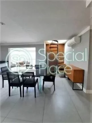 Imagem Excelente cobertura duplex com 142m² ! Impecável ,clean, planejados sob medidas , ar condicionados...
