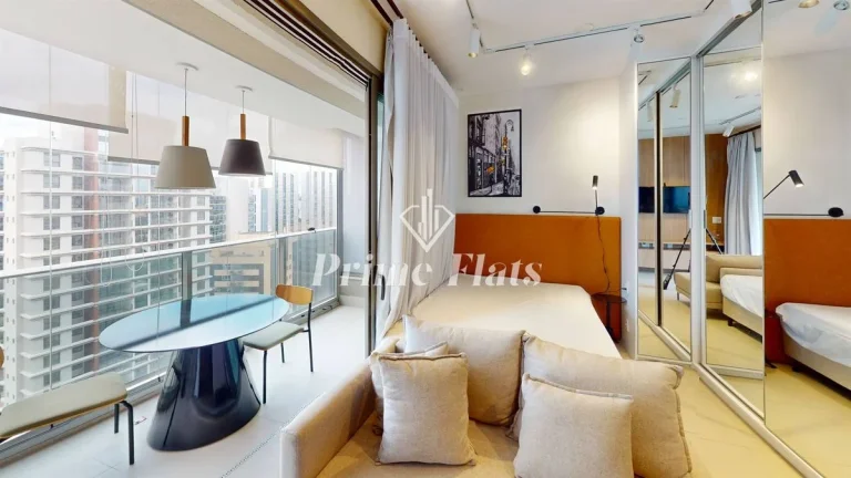 Imagem Flat disponível para locação no VHouse Faria Lima, com 46m², 1 dormitório e 1 vaga