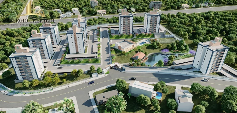 Apartamento à Venda em Criciúma, Floresta, Rio Maina, Recanto do Lago
