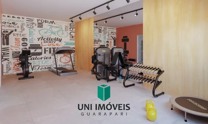 Imagem Apartamento à venda com área de lazer completa em Guarapari ? 2 quartos com área externa e 2 vagas!