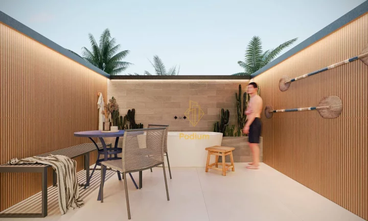 Imagem Flats térreo com área privativa em i a 50m da praia do Cabo branco - FL0258