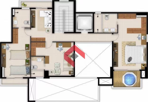 Imagem Apartamento à venda, 216 m² por R$ 1.689.000,00 - Guararapes - Fortaleza/CE