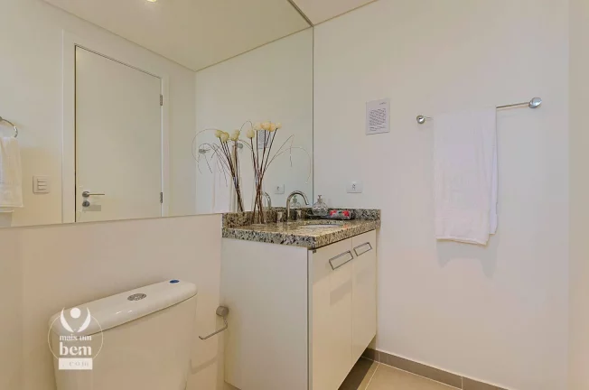 Imagem Apartamento com 3 quartos sendo 1 suíte, com piso laminado, churrasqueira e 2 vagas de garagem à venda por R$ 892.100 - Santo Inácio - Curitiba/PR