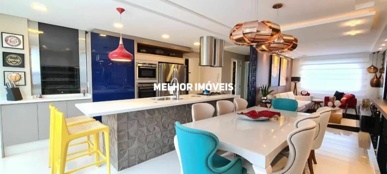 Imagem Apartamento com Vista Mar à Venda com 03 Suítes, Mobiliado, Decorado e Equipado Localizado 2 Quadra do Mar em Balneário Camboriú - SC