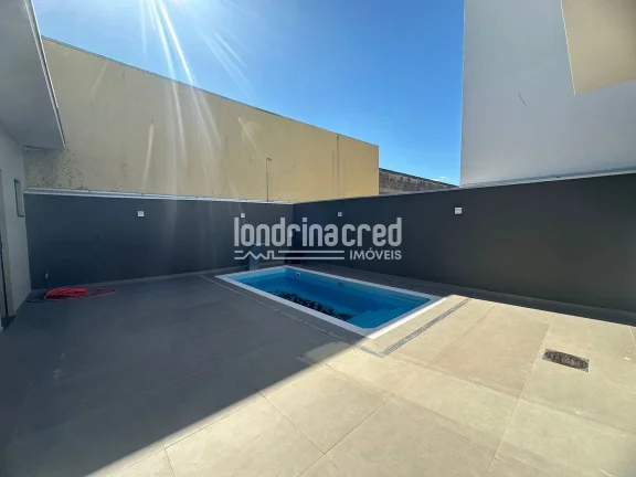 Imagem Casa à venda, Condomínio Santa Regina, 3 quartos, 3 suítes, 4 Vagas, piscina, Indústrias Leves, Londrina, PR