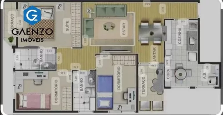 Imagem Lindo apartamento 77 m² no centro de Osasco