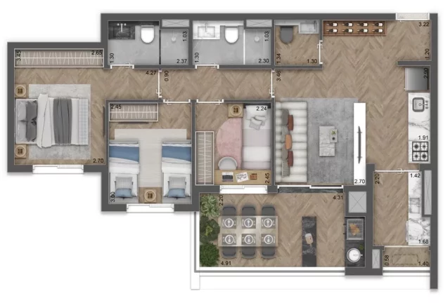 Imagem APARTAMENTO RESIDENCIAL em São Paulo - SP, Vila Santa Catarina
