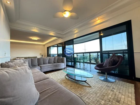 Imagem Apartamento grande à venda em Santos vista mar na Pompéia