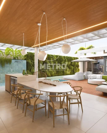 Imagem 3 Suítes, sendo a master ampla com closet e banheira, Piscina com ducha e deck