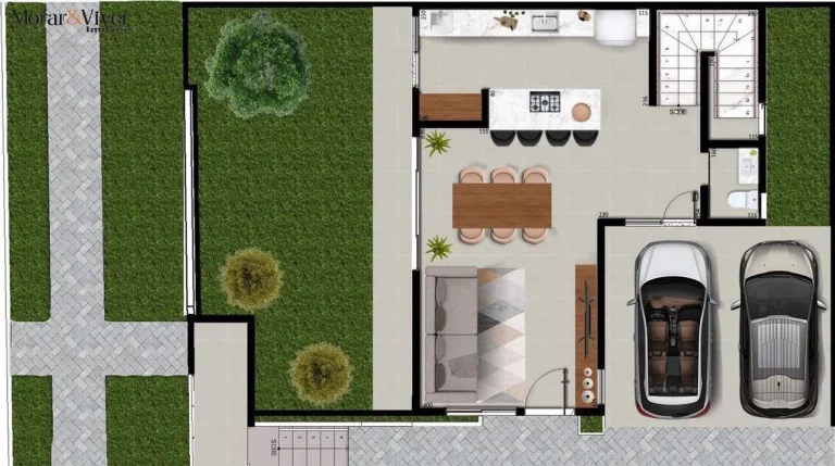 Imagem Casa para Venda em Curitiba, Bom Retiro, 3 dormitórios, 3 suítes, 5 banheiros, 2 vagas