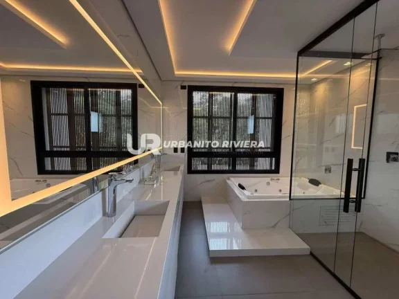 Imagem Casa contemporânea e mobiliada com 5 suítes e piscina com sauna no Módulo 11 da Riviera