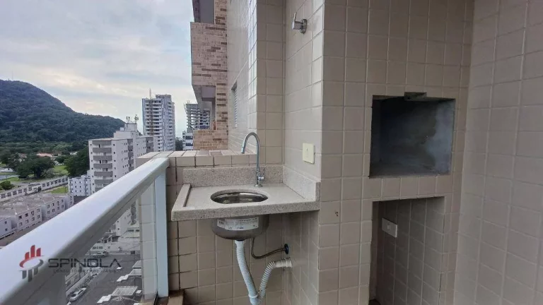 Imagem Apartamento com 3 dormitórios à venda, 81 m² por R$ 650.000,00 - Canto do Forte - Praia Grande/SP