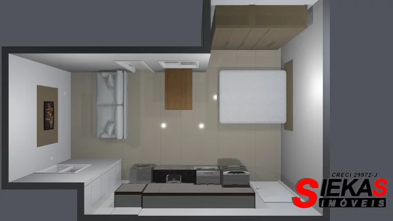 Imagem Imperdível: Apartamento para locação em São Paulo-SP, Vila Nova Manchester. 1 quarto, 1 sala, 1 banheiro, 23,50m² de área.