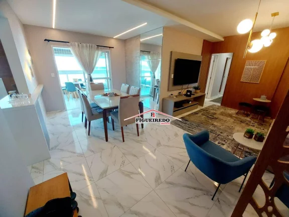 Imagem Apartamento com 3 dormitórios à venda, 118 m² por R$ 1.400.000 - Canto do Forte - Praia Grande/SP