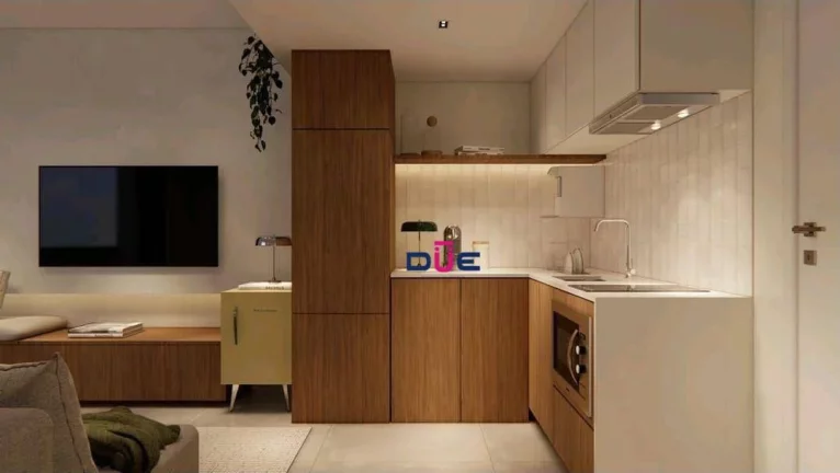 Imagem Apartamento tipo Loft 1 dormitório à venda, 55 m² por R$ 695.000 - Boqueirão - Santos/SP