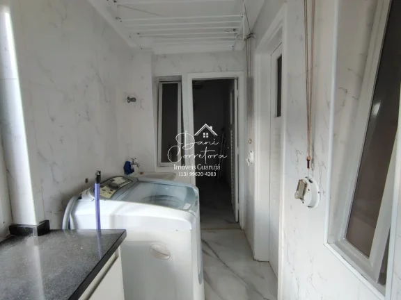Imagem Apartamento com linda vista para o mar em Guarujá-SP, no Morro do Maluf: 3 quartos, 2 suítes, 2 salas, 3 banheiros, 1 vaga de garagem, 142m².