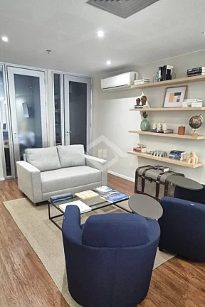 Imagem Leblon Alugo Sala 142m2 com ar central e 2 Vagas