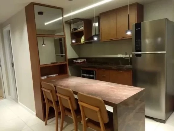 Imagem A 5ª Avenida Imóveis selecionou esse exclusivo Apt. no cobiçado NAU BARRA, planta MALDIVAS 2/4 suite 66,34m² varandão: porteira fechada e vista mar