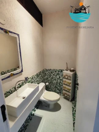 Imagem Aluguel de Temporada em Juquehy, casa com 3 dormitórios, sendo uma suíte, Pisina, A 300m da praia - Acomodação 8 pessoas | Juquehy Imobiliária