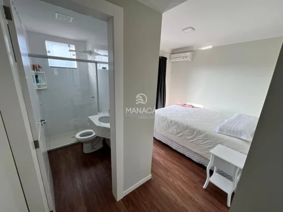 Imagem Apartamento vista mar, mobiliado, 3 quartos sendo 1 suíte, garagem coberta