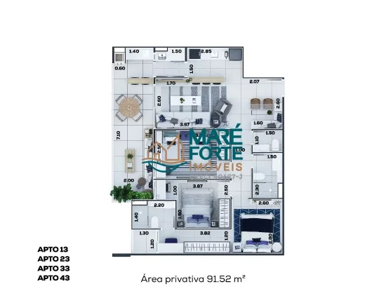 Imagem Lançamento com aptos de 03 dormitórios, com linda arquitetura e fino acabamento!