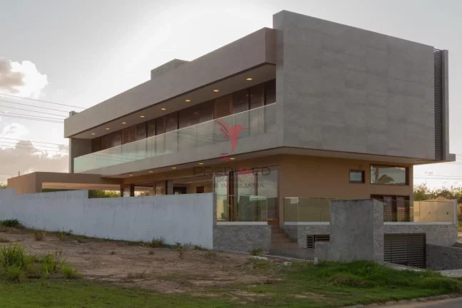 Imagem Casa com Piscina. 5 Suites, energia solar. Área de 575 Mts2. Alphaville Paraíba. Garagem