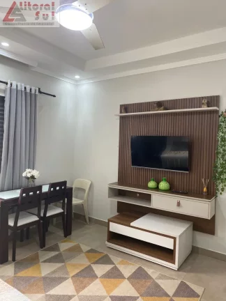 Imagem Apartamento à venda em Praia Grande-SP, bairro Tupi: 1 quarto, 1 sala, 1 banheiro, 60m² de área. Confira!
