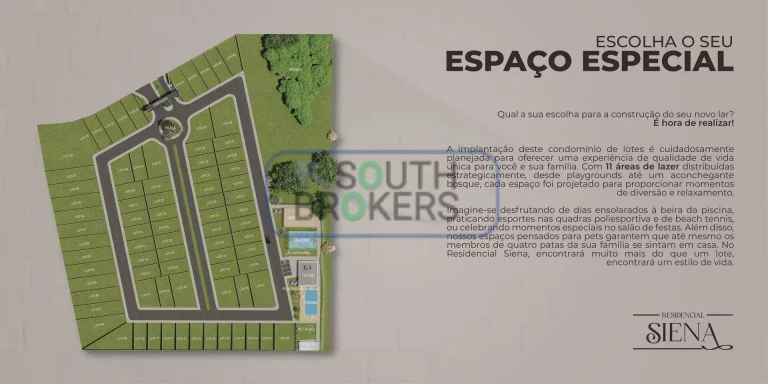Imagem Lotes em condomínio - Residencial Siena