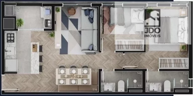 Imagem Apartamento a Venda no bairro Alto da Rua Xv - Curitiba, PR