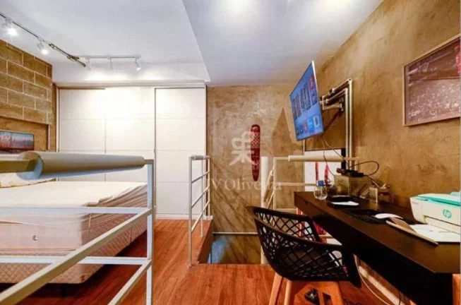 Imagem Apartamento Duplex com 1 dormitório à venda, 50 m²- Vila Andrade - São Paulo/SP