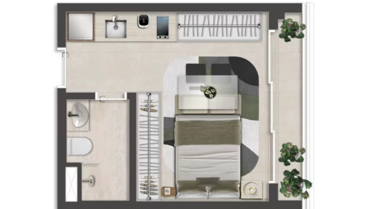 Imagem Apartamento com 1 Quarto à Venda, 56 m² em Indianópolis - São Paulo