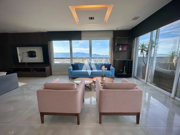 Imagem Apartamento Duplex Alto Padrão vista mar à Venda na quadra da praia no Embaré - Santos/SP