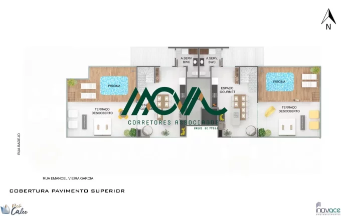Imagem Residencial Porto Calle - Apartamento quadra mar em Itapoá