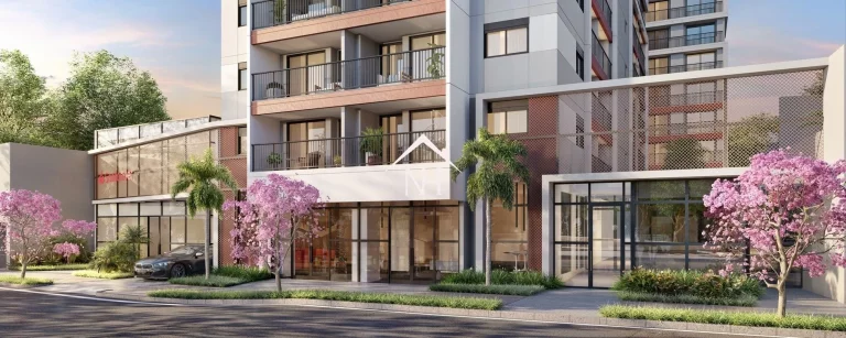 Imagem Apartamento de 43m com 2 Dormitórios, Terraço, Espaço gourmet, Brinquedoteca, Churrasqueira, Piscina, Playground, Bicicletário, Pet place, Fitness