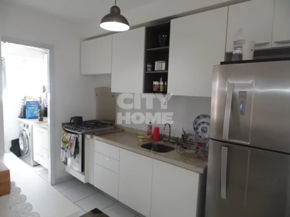 Imagem Excelente apartamento de 60m2 com 2 dormitórios ( 1 suíte ), duas vagas na garagem, varanda gourme...