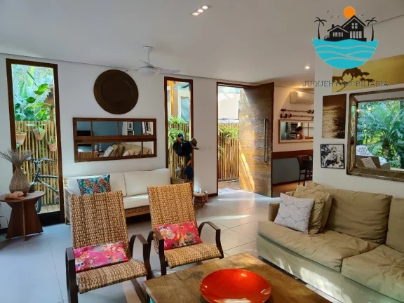 Imagem Casa para Alugar em Juquehy, com 4 suítes, área gourmet, Terraço, Max 8 pessoas, 02 vagas para carro, 100 metros da praia | Juquehy Imobiliária