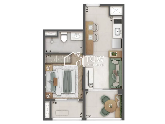 Imagem Apartamento à venda no bairro Jardim das Acácias - São Paulo/SP, Zona Sul
