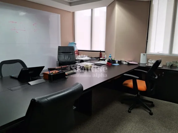 Imagem Laje corporativa à venda na região da Berrini | TOTALMENTE MOBILIADA - 442m² - 10 vagas - R$3.200.000, - Apenas R$7.200,/m² | R. Geraldo F. Gomes - Itaim Bibi, São Paulo/SP