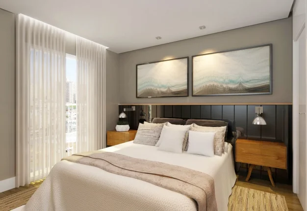 Imagem Apartamento para Venda em Santo André, Vila Assuncao, 2 dormitórios, 1 banheiro, 2 vagas