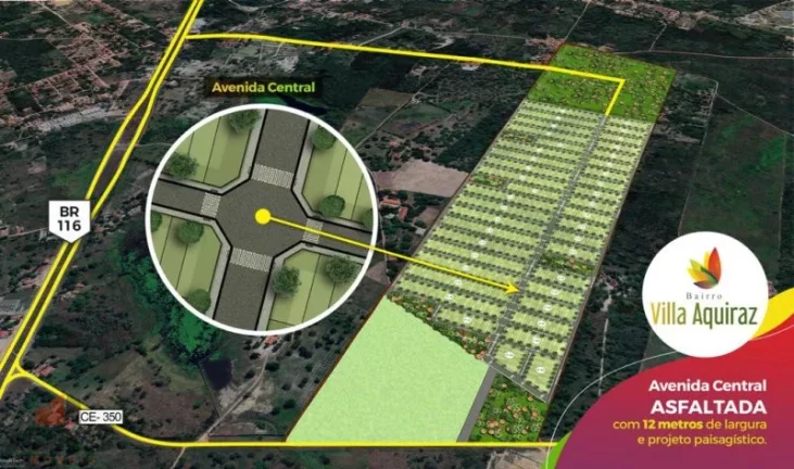Imagem Terreno a Venda no bairro Justiniano de Serpa - Aquiraz, CE