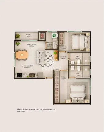 Imagem Apartamento no Centro